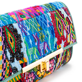 Clutch Hera Verde Menta Multirregión Oro D01