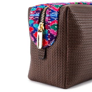 Cosmetiquera Lily Brown San Pedro Sacatepequez Gold D02
