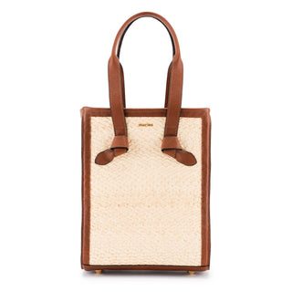 Terra Petate Bag Cuero Café Oro