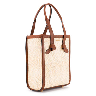 Terra Petate Bag Cuero Café Oro
