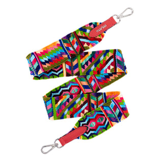 Strap Figuras Multicolor Rosa Plata