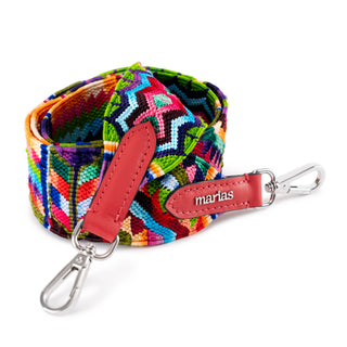 Strap Figuras Multicolor Rosa Plata